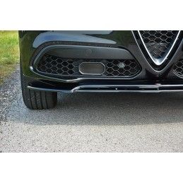 Maxton LAME DU PARE-CHOCS AVANT V.2 Alfa Romeo Stelvio Gloss Black, AL-ST-1-FD1G+FD1RG Tuning.fr