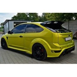 Maxton Lame Du Pare-Chocs Arriere Ford Focus RS Mk2 Gloss Black, FO-FO-2-RS-RSD1G Tuning.fr