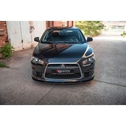 Maxton Lame Du Pare-Chocs Avant Mitsubishi Lancer Sportback Mk8 Gloss Black, MI-LA-8-FD1G Tuning.fr