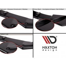 Maxton Lame Du Pare-Chocs Avant Mitsubishi Lancer Sportback Mk8 Gloss Black, MI-LA-8-FD1G Tuning.fr