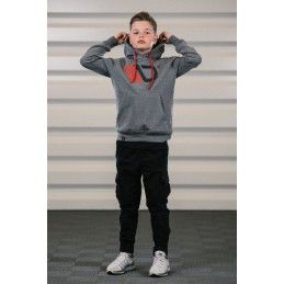 Maxton Kids Gray hoodie L, MA-HDY-GRY-KIDS-1-L Tuning.fr