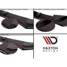 Maxton Central Arriere Splitter BMW Z4 M-Pack G29 Gloss Black, BM-Z4-29-MPACK-RD1G Tuning.fr