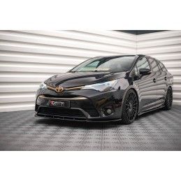 Maxton Lame Du Pare-Chocs Avant V.2 Toyota Avensis Mk3 Facelift Gloss Black, TO-AV-3F2-FD2G Tuning.fr