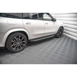 Rajouts Des Bas De Caisse MAXTON Mercedes-Benz GLS AMG-Line X167 Noir Brillant