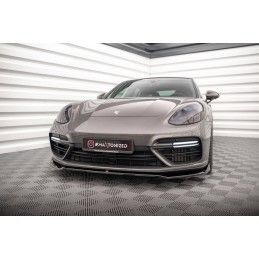 Maxton Lame Du Pare-Chocs Avant V.2 Porsche Panamera E-Hybrid 971 Gloss Black, PO-PA-971-H-FD2G Tuning.fr