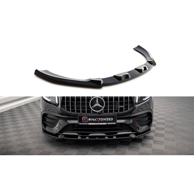 Maxton Lame Du Pare-Chocs Avant V.1 Mercedes-AMG GLB 35 X247 Gloss Black, ME-GLB-35-247-FD1G Tuning.fr