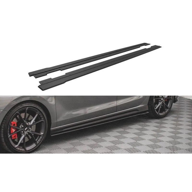 Maxton Street Pro Rajouts Des Bas De Caisse V2 Hyundai I30 N Black 